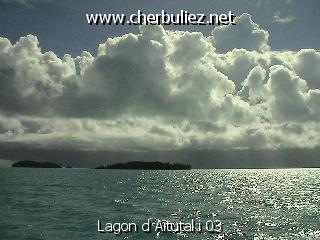 légende: Lagon d Aitutaki 03
qualityCode=raw
sizeCode=half

Données de l'image originale:
Taille originale: 138969 bytes
Temps d'exposition: 1/600 s
Diaph: f/680/100
Heure de prise de vue: 2003:04:14 15:33:44
Flash: non
Focale: 42/10 mm
